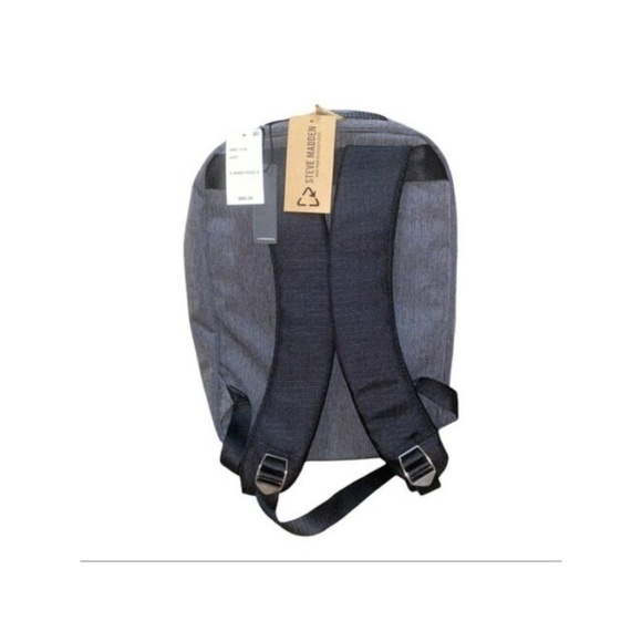 Steve Madden Men's Bag Grey Size Large Padded Pockets Backpack $85 NWT - Picture 2 of 2